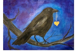 Online Acrylic Painting: My Heart Crows Out To You